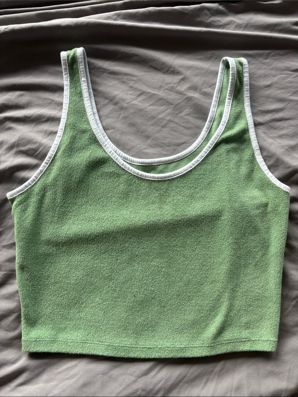 SO Green Tank with White Trim